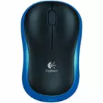 LOGITECH WIRELESS MOUSE M185 - BLUE - 2.4GHZ