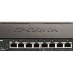 8 port 10/100/1000Mbps PoE Easy Smart green switch, 64W power budget, EU/UK power plug