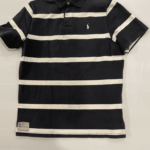 Shirt - Striped - White/ Black - Large