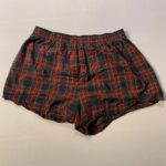 Mens Boxer Checkered Green/Red – Free Size